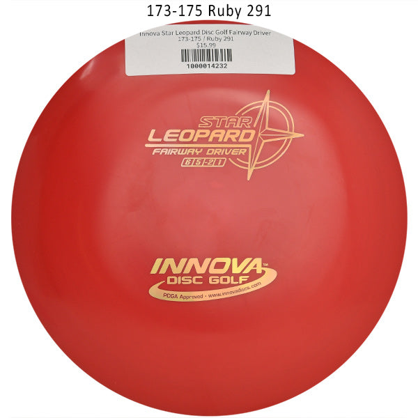 innova-star-leopard-disc-golf-fairway-driver 173-175 Ruby 291