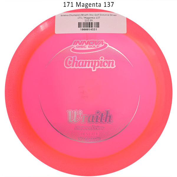 innova-champion-wraith-disc-golf-distance-driver 169 Hot Pink 151 