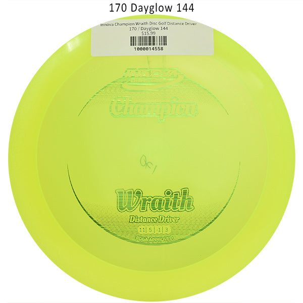 innova-champion-wraith-disc-golf-distance-driver 170 Dayglow 144 