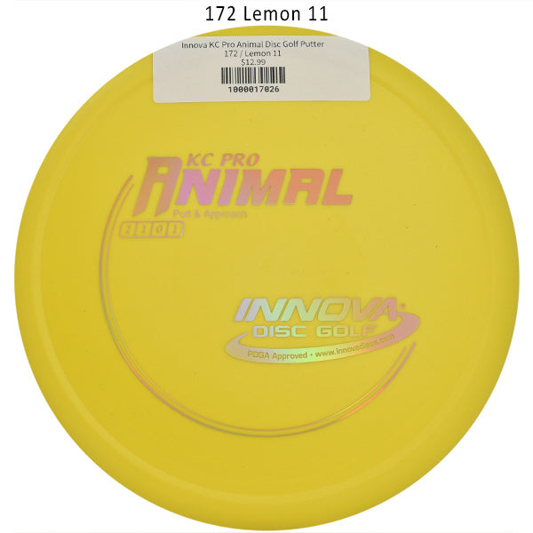 innova-kc-pro-animal-disc-golf-putter 172 Lemon 11