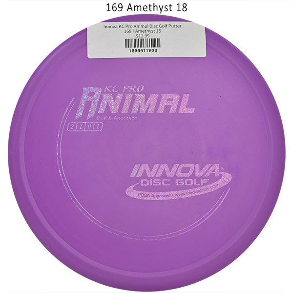 innova-kc-pro-animal-disc-golf-putter 169 Amethyst 18