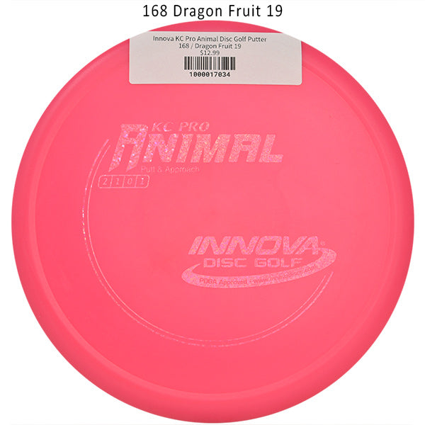innova-kc-pro-animal-disc-golf-putter 168 Dragon Fruit 19