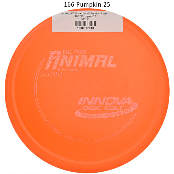 innova-kc-pro-animal-disc-golf-putter 166 Pumpkin 25