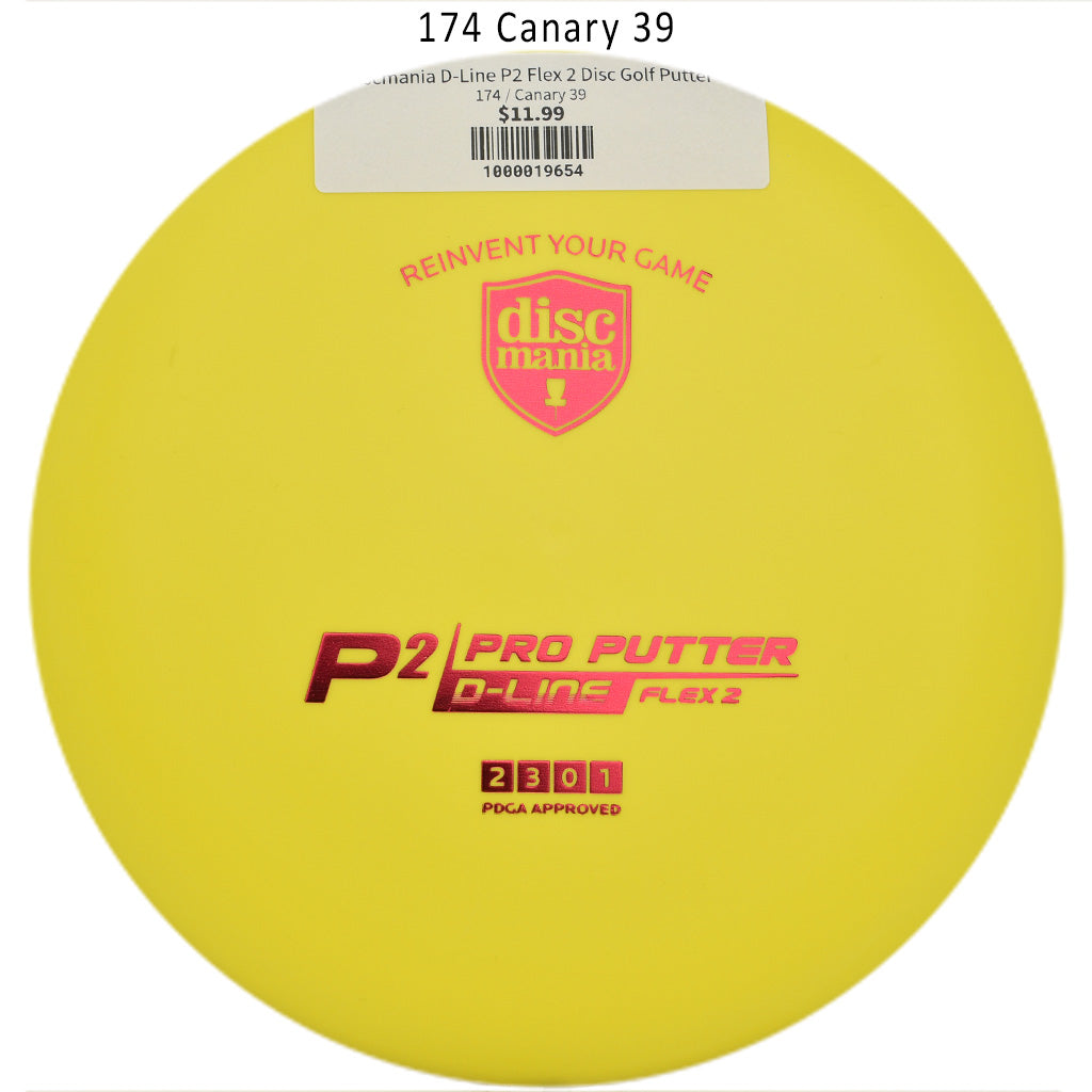 discmania-d-line-p2-flex-2-disc-golf-putter 174 Canary 39