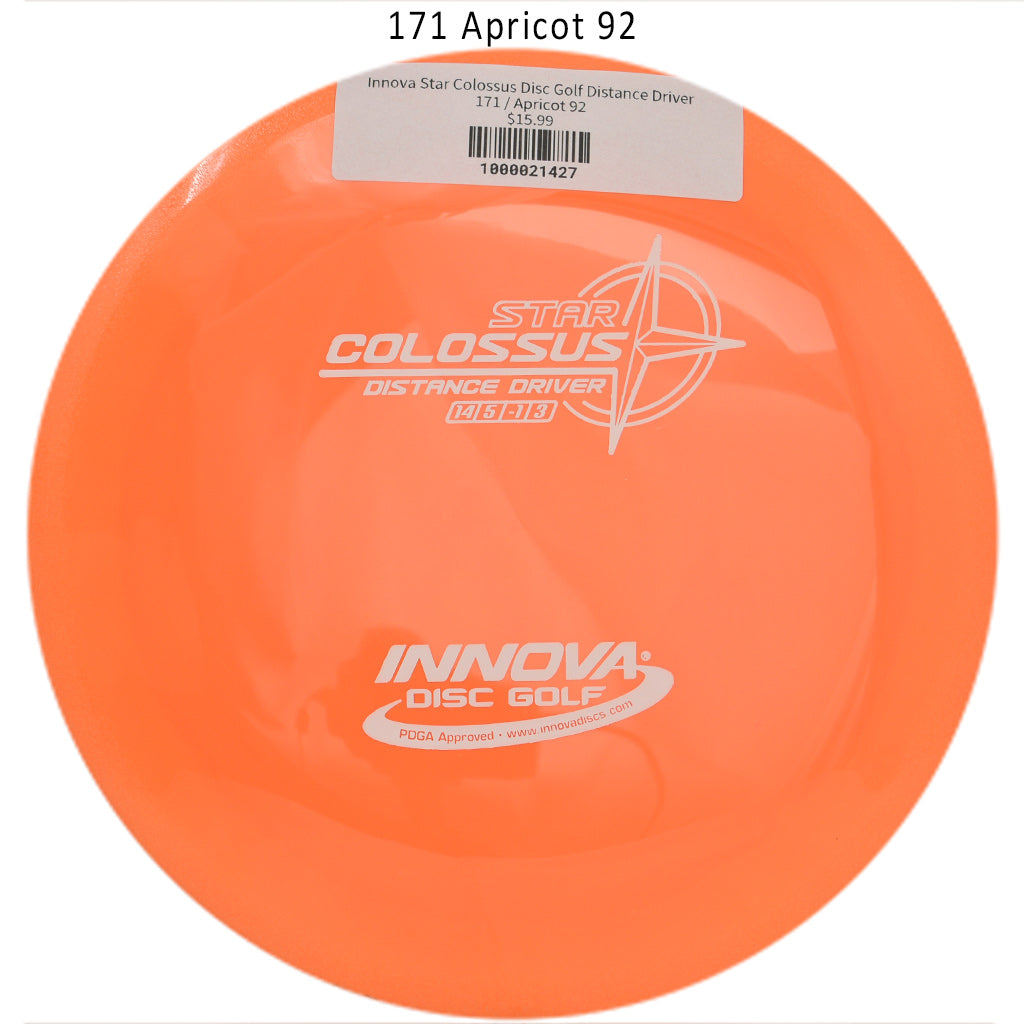 innova-star-colossus-disc-golf-distance-driver 171 Apricot 92