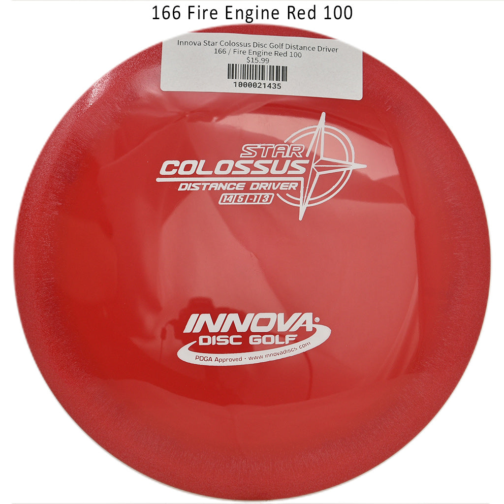 innova-star-colossus-disc-golf-distance-driver 166 Fire Engine Red 100