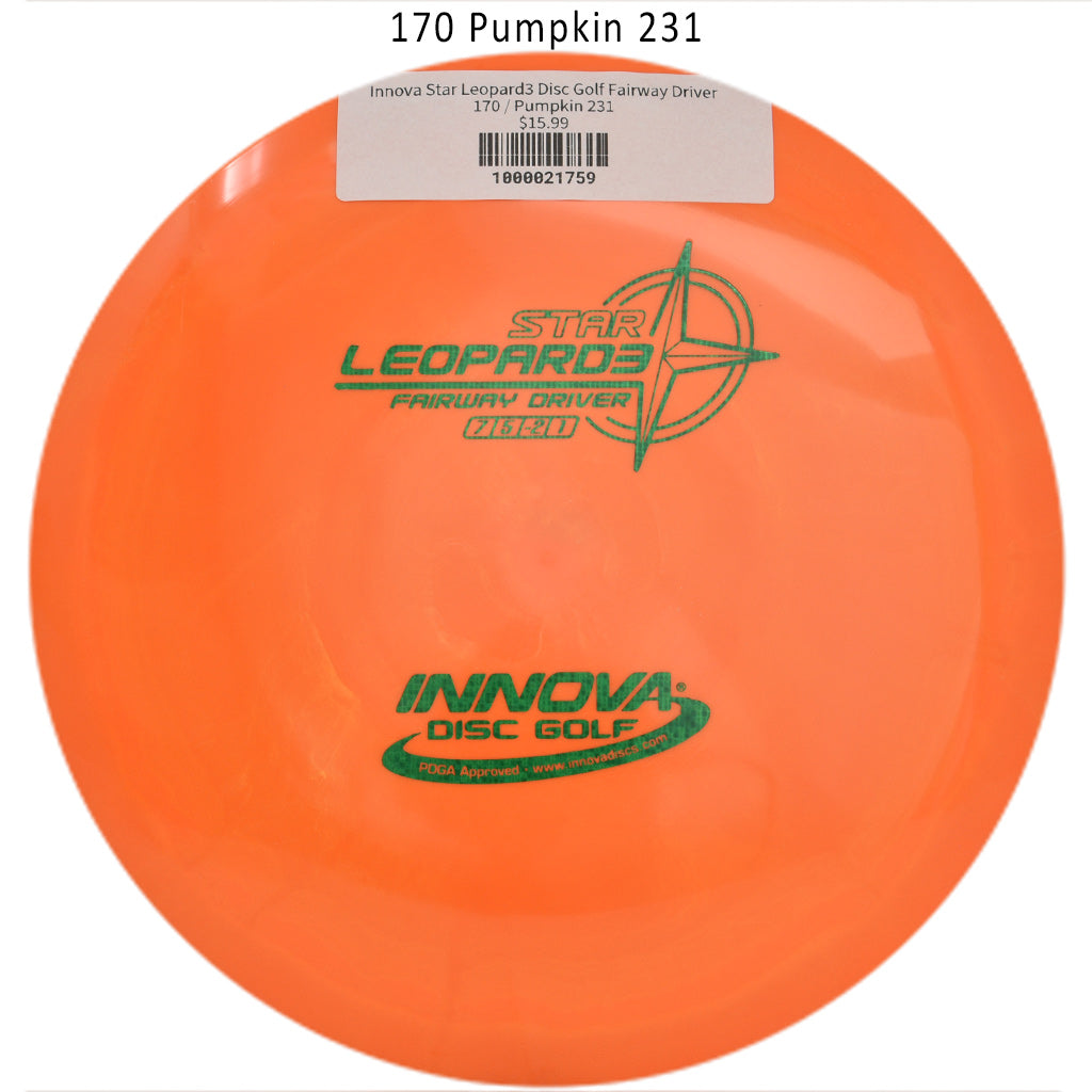 innova-star-leopard3-disc-golf-fairway-driver 170 Pumpkin 231 