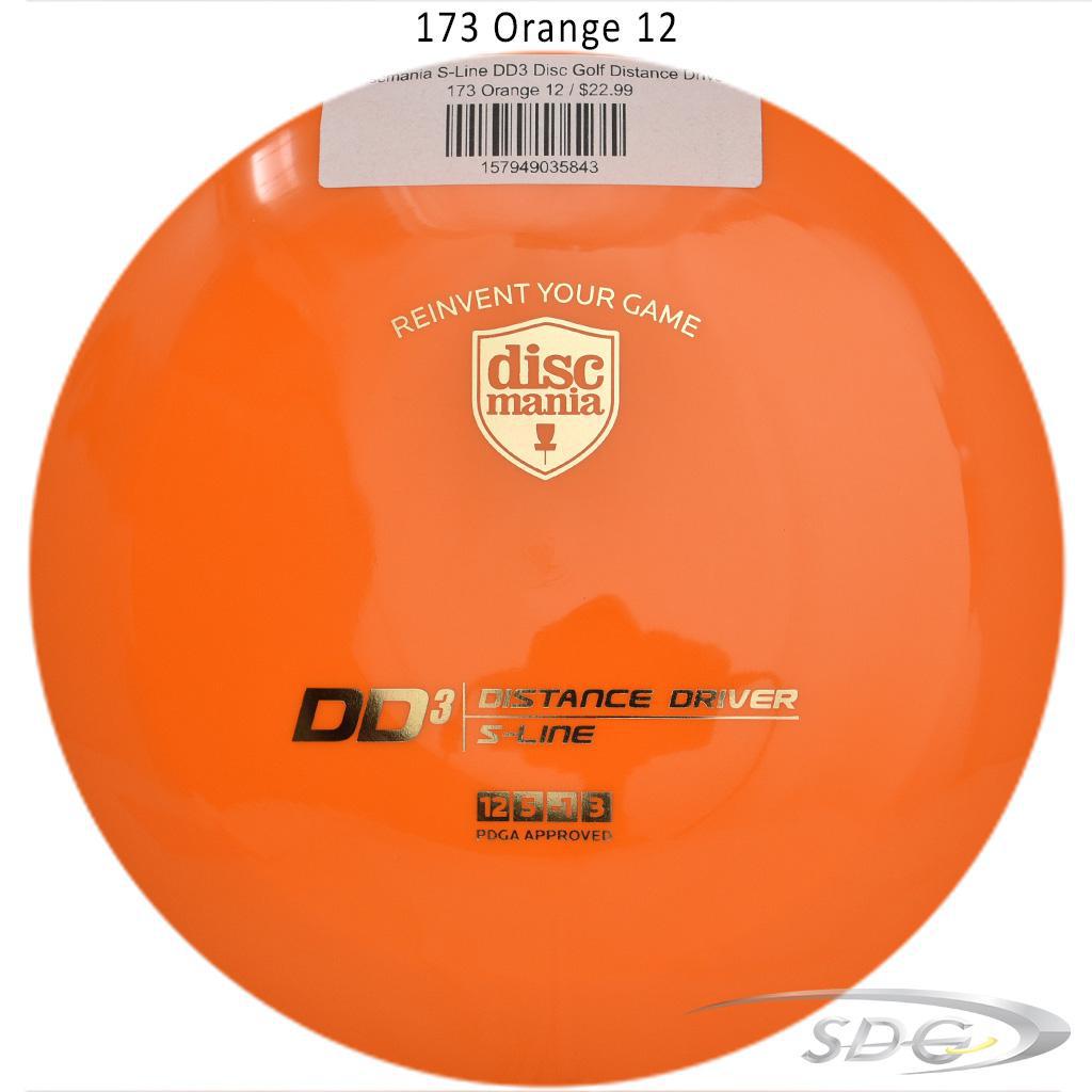 discmania-s-line-dd3-disc-golf-distance-driver 173 Orange 12 