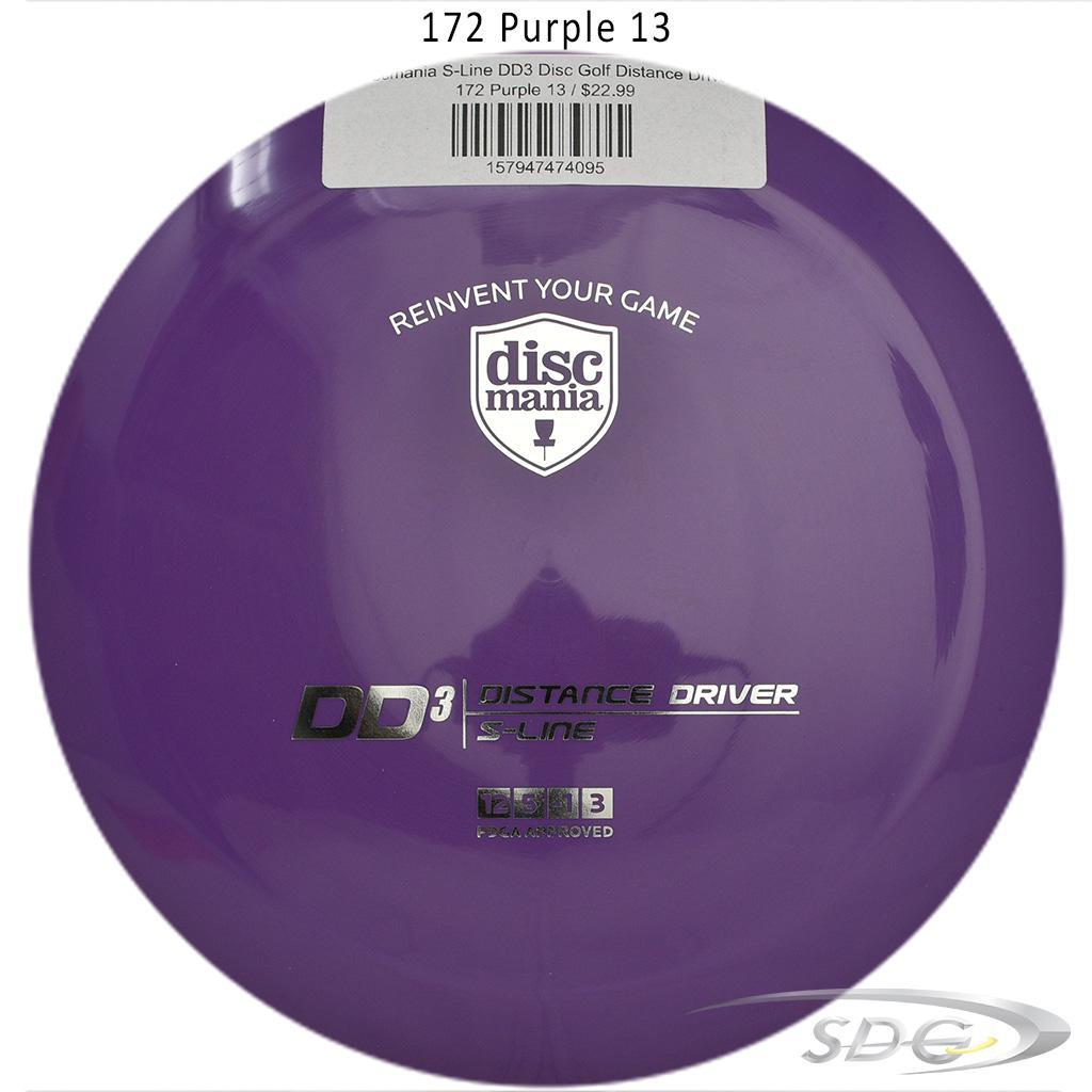 discmania-s-line-dd3-disc-golf-distance-driver 172 Purple 13 