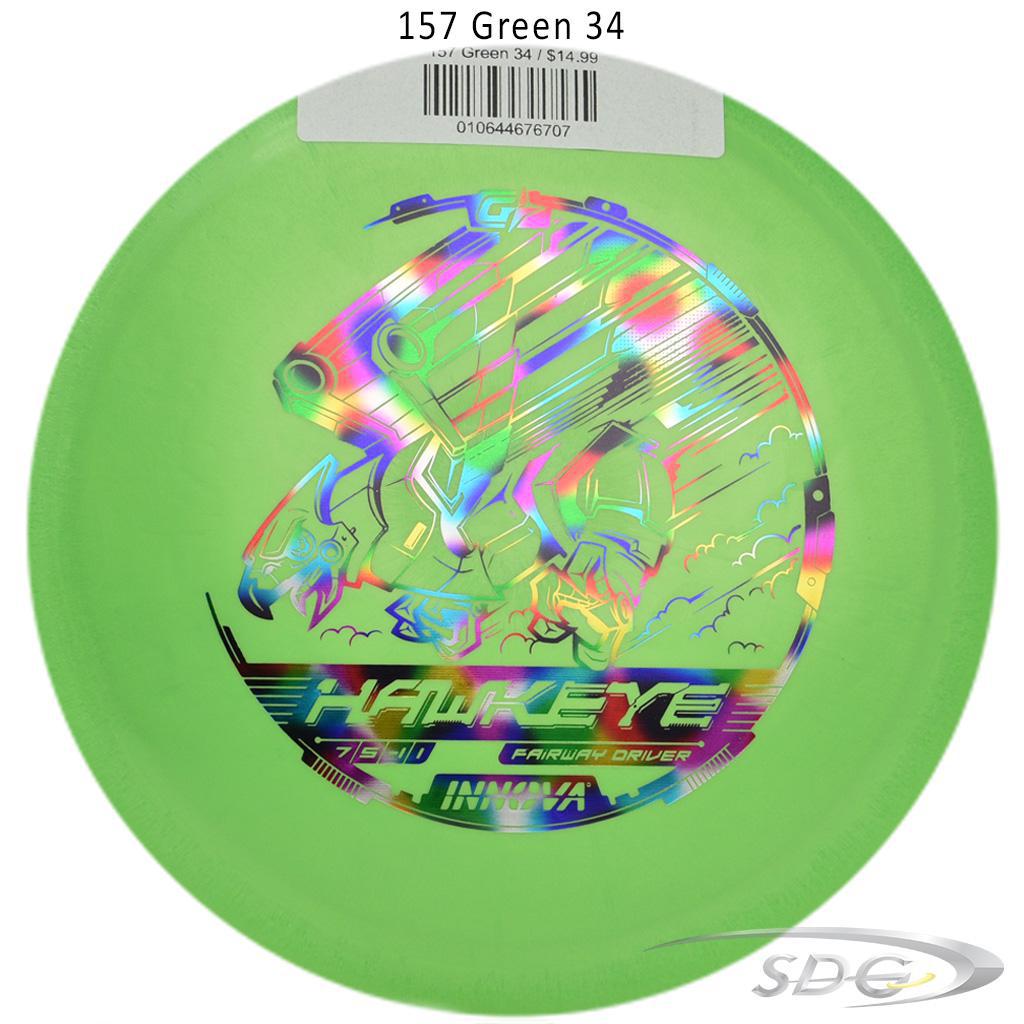 innova-gstar-hawkeye-disc-golf-fairway-driver 157 Green 34 