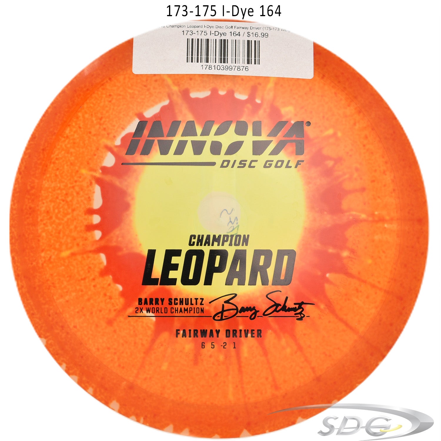 innova-champion-leopard-i-dye-disc-golf-fairway-driver 173-175 I-Dye 164 