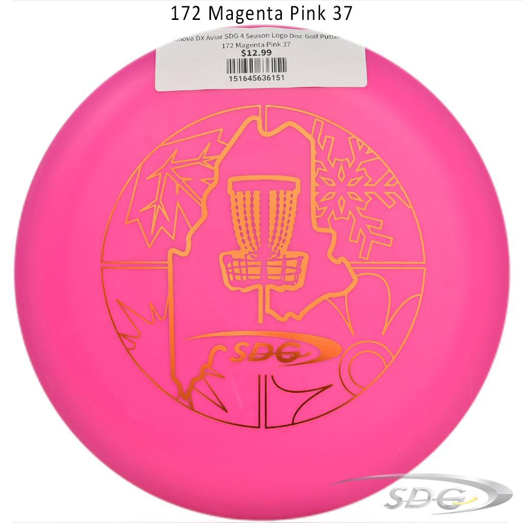 innova-dx-aviar-sdg-4-season-logo-disc-golf-putter 172 Magenta Pink 37 