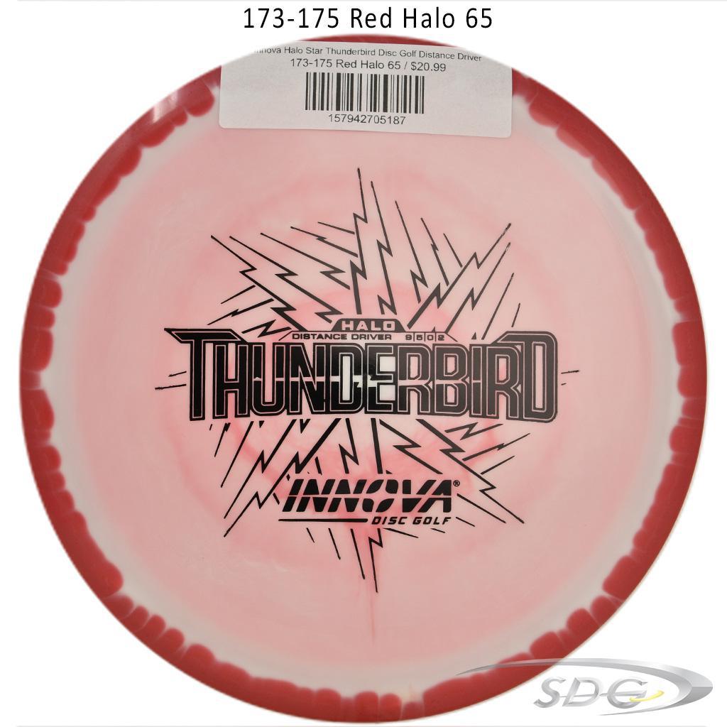 innova-halo-star-thunderbird-disc-golf-distance-driver 173-175 Red Halo 65 