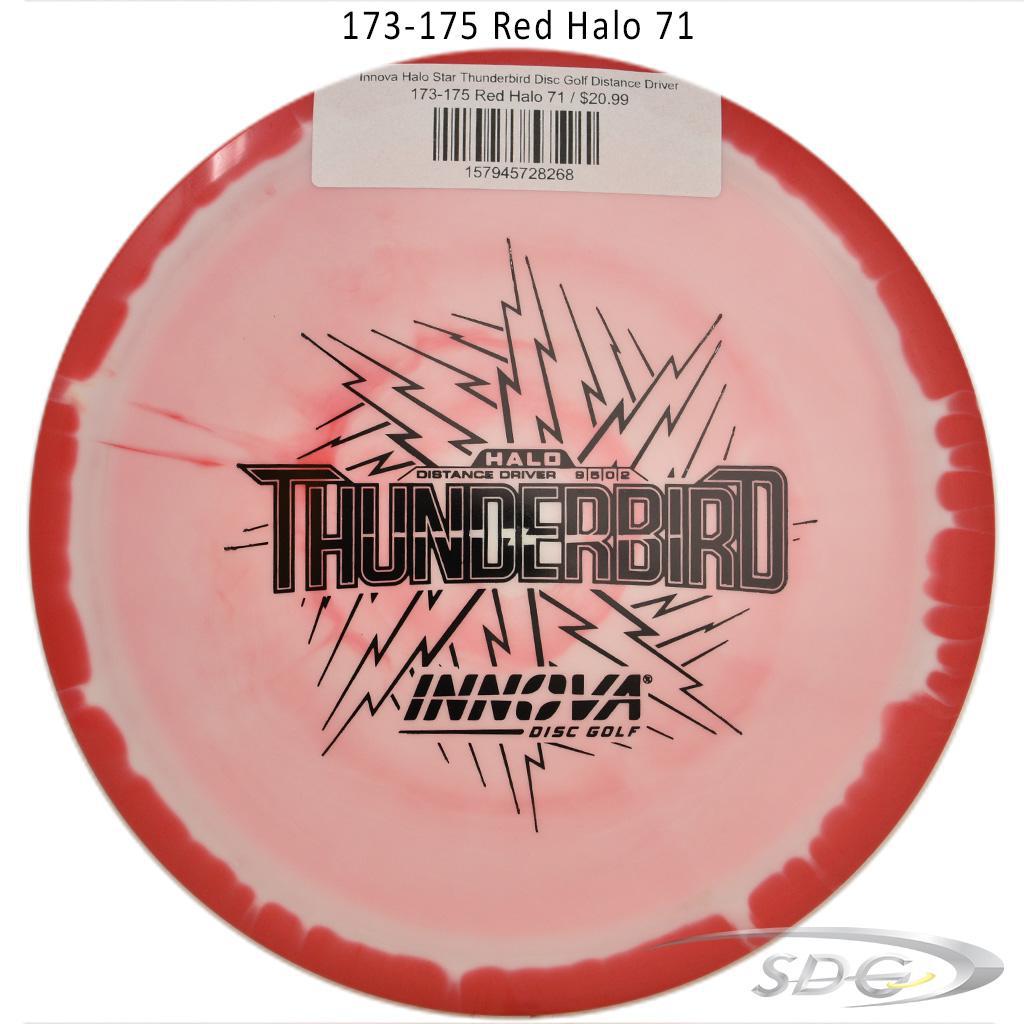 innova-halo-star-thunderbird-disc-golf-distance-driver 173-175 Red Halo 71 