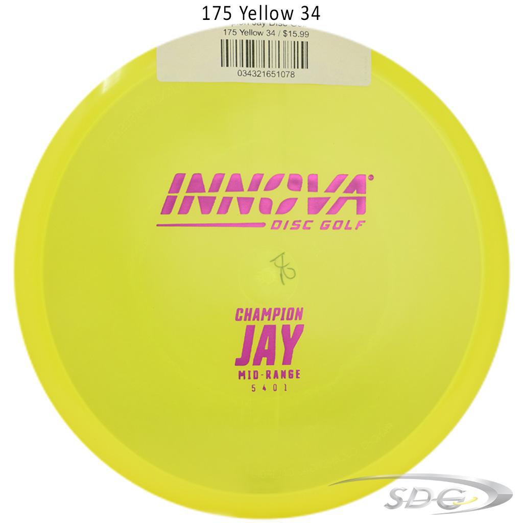 innova-champion-jay-disc-golf-mid-range 175 Yellow 34 