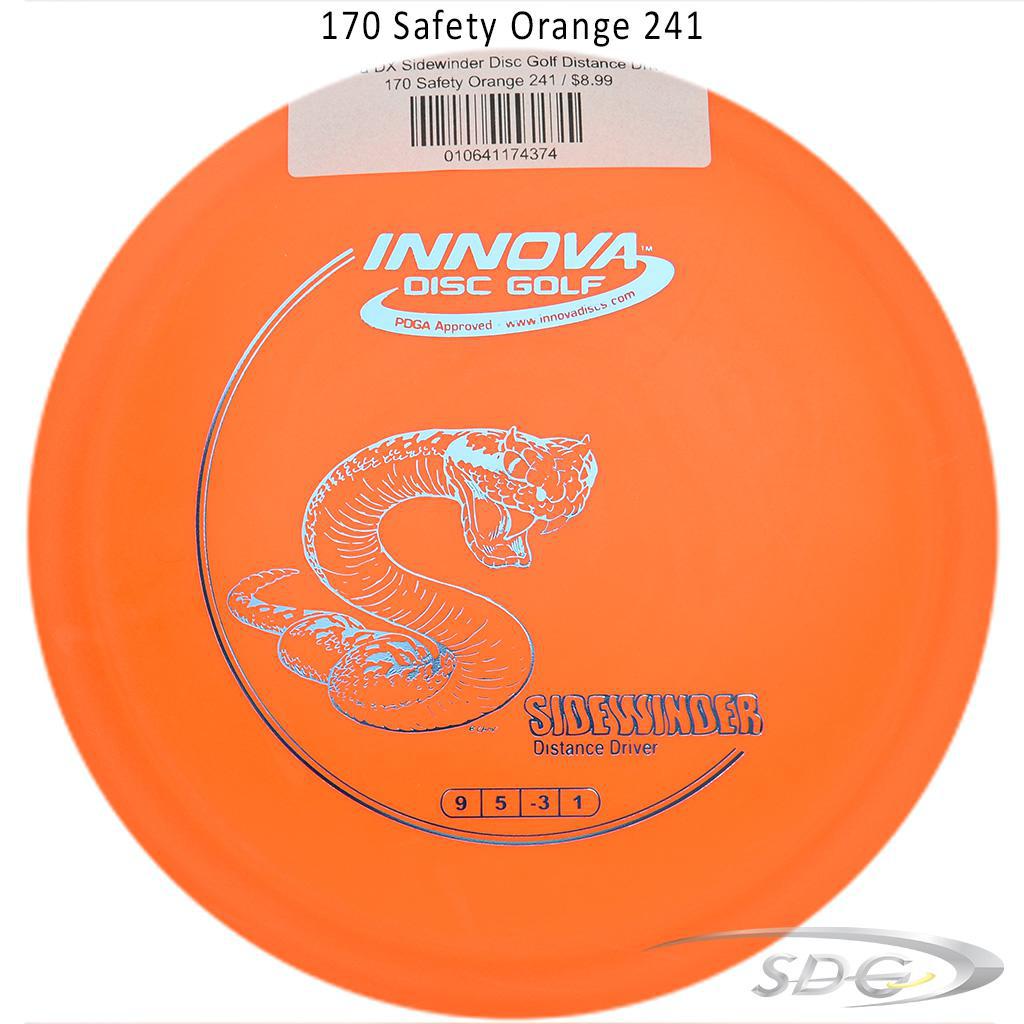 innova-dx-sidewinder-disc-golf-distance-driver 170 Safety Orange 241 