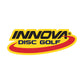innova-die-cut-sticker-disc-golf-accessories Red-Yellow 