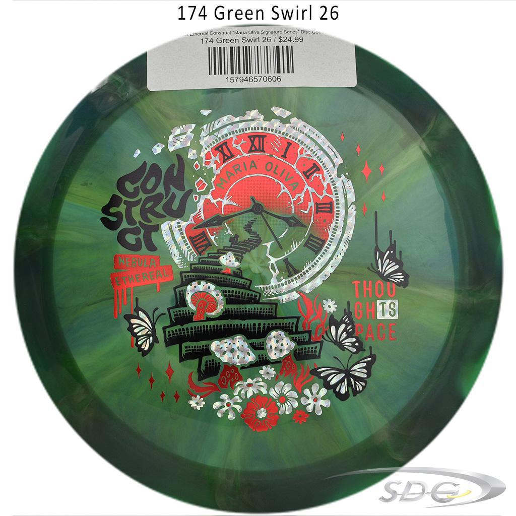 tsa-nebula-ethereal-construct-maria-oliva-signature-series-disc-golf-fairway-driver 174 Green Swirl 26 