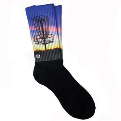 tee-box-sox-disc-golf-apparel Medium-Cotton Candy Clouds 