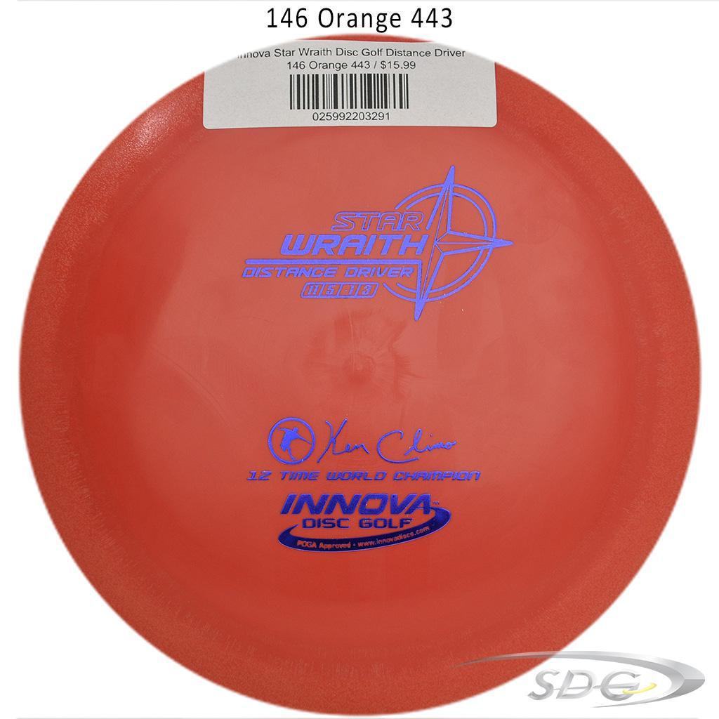 innova-star-wraith-disc-golf-distance-driver 146 Orange 443 