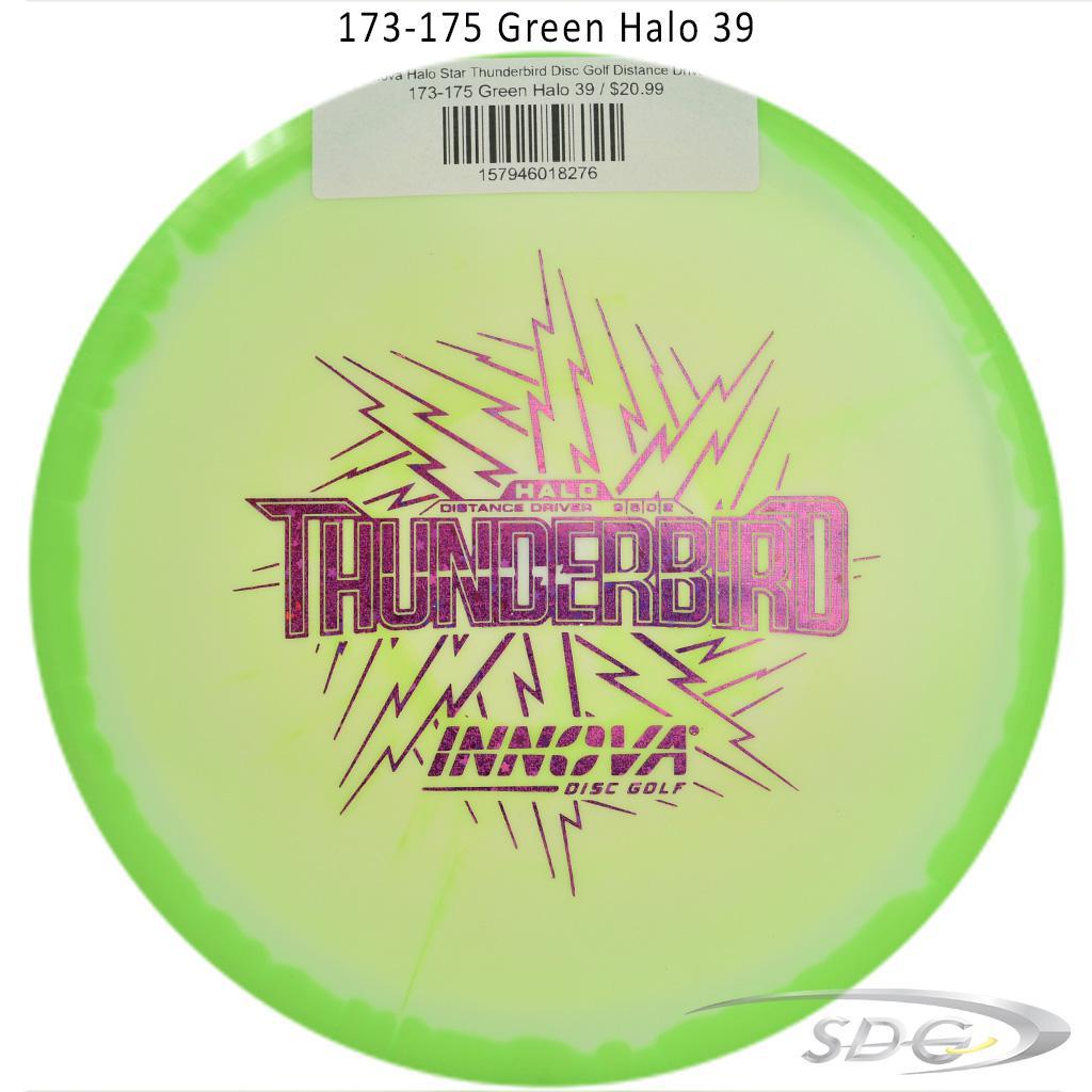 innova-halo-star-thunderbird-disc-golf-distance-driver 173-175 Green Halo 39 
