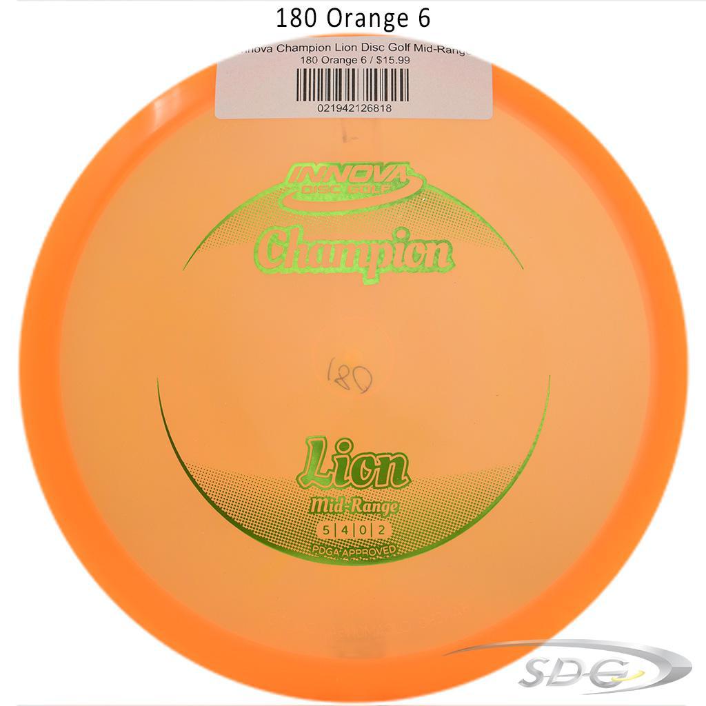 innova-champion-lion-disc-golf-mid-range 180 Orange 6 