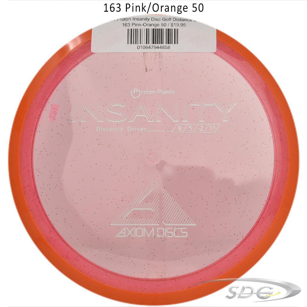 axiom-proton-insanity-disc-golf-distance-driver 163 Pink-Orange 50 