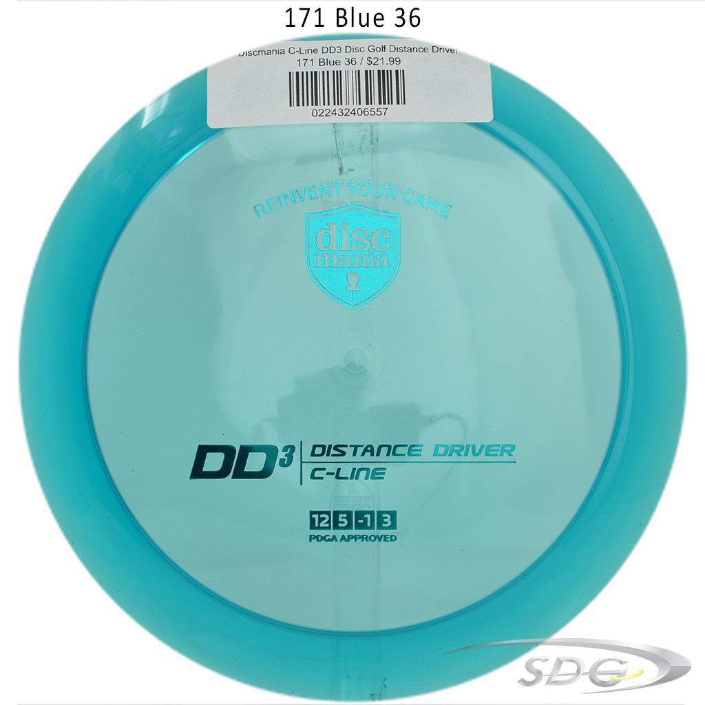 discmania-c-line-dd3-disc-golf-distance-driver 171 Blue 36 