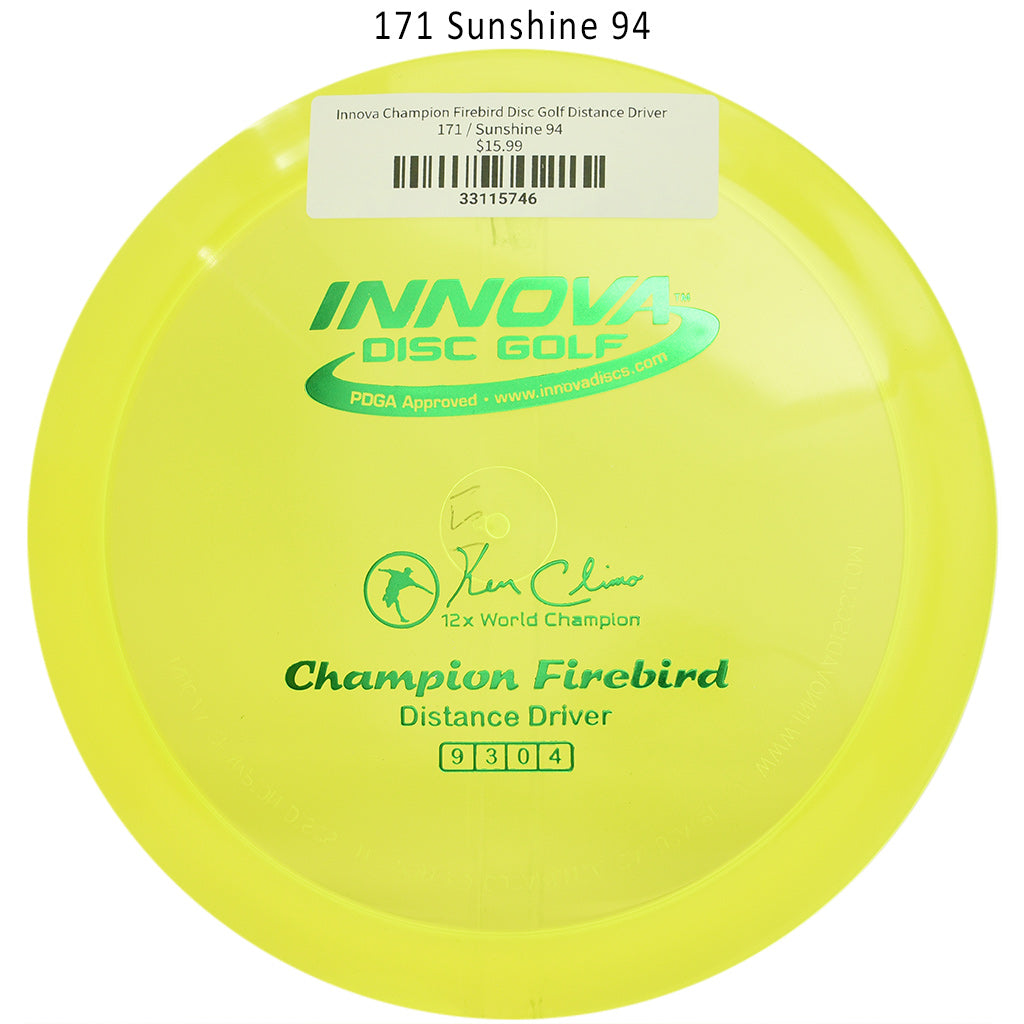 innova-champion-firebird-disc-golf-distance-driver 171 Sunshine 94