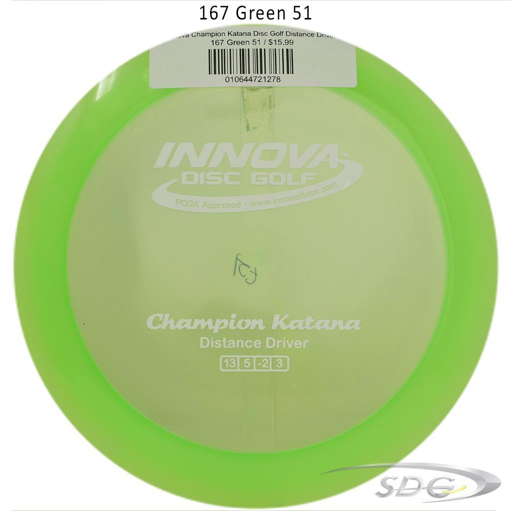 innova-champion-katana-disc-golf-distance-driver 167 Green 51 