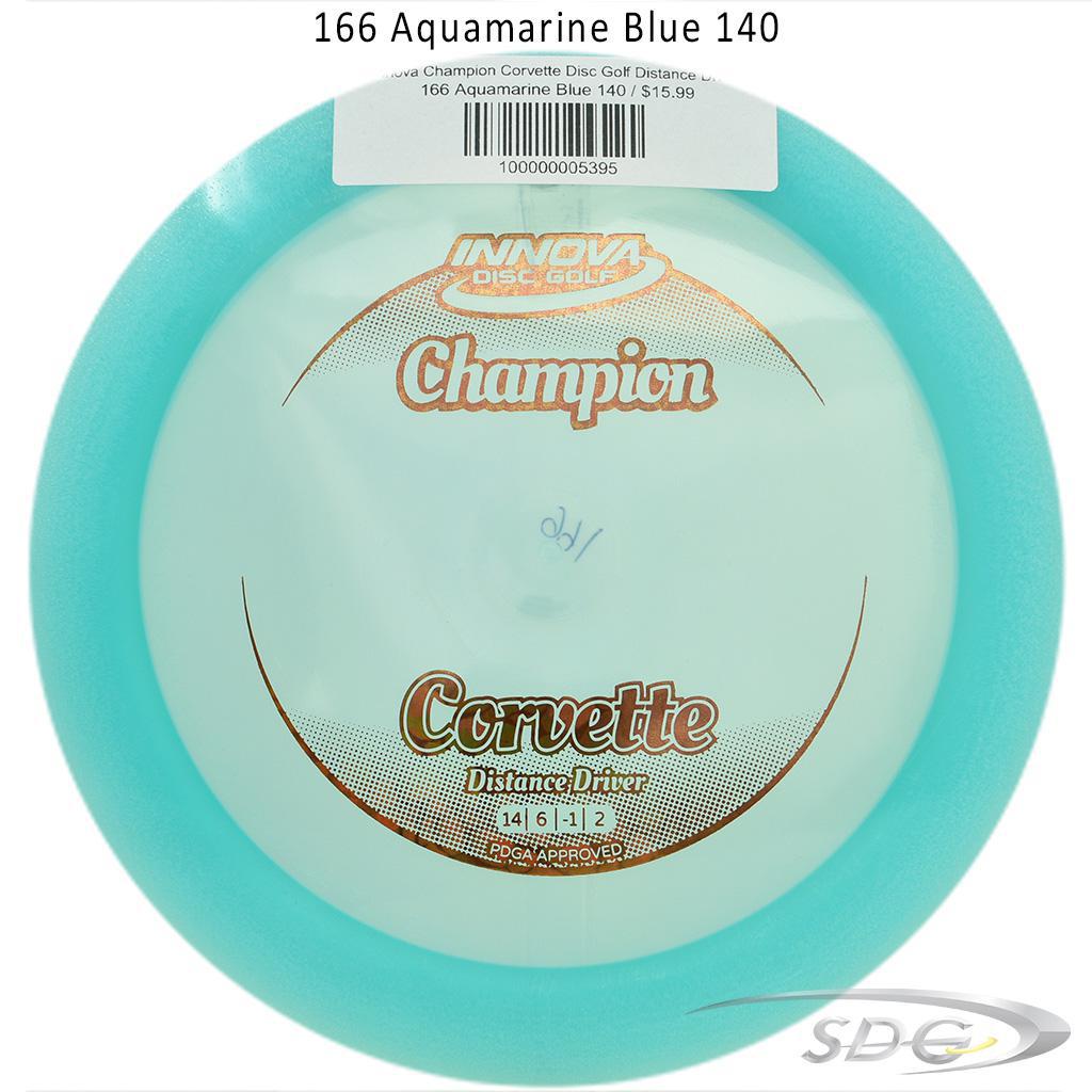 innova-champion-corvette-disc-golf-distance-driver 166 Aquamarine Blue 140 