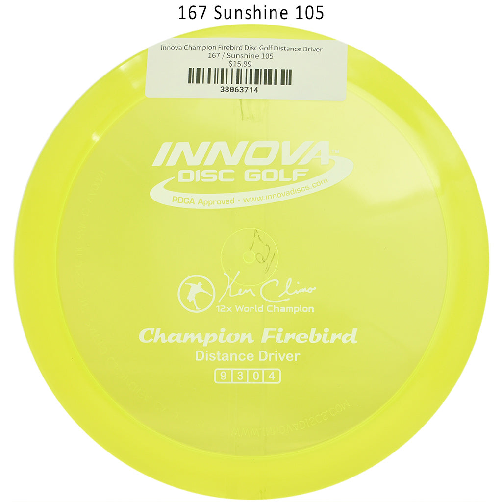 innova-champion-firebird-disc-golf-distance-driver 167 Sunshine 105