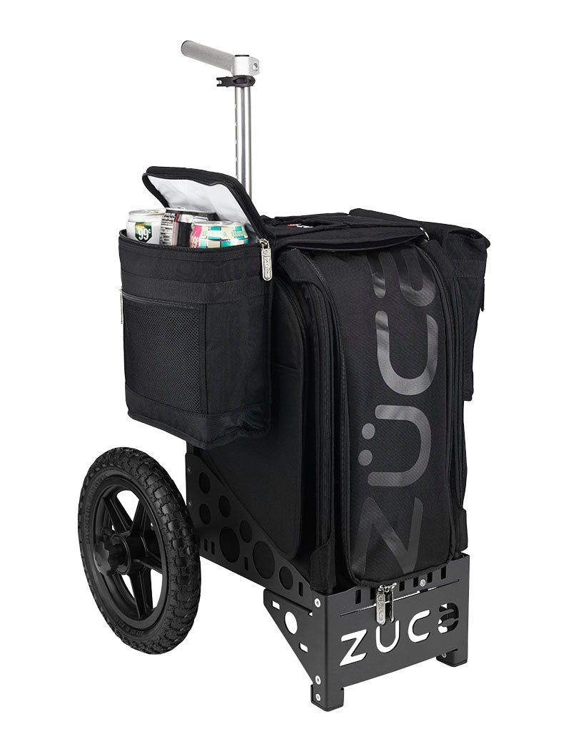 Zuca all terrain cart with saddle bag set attached 