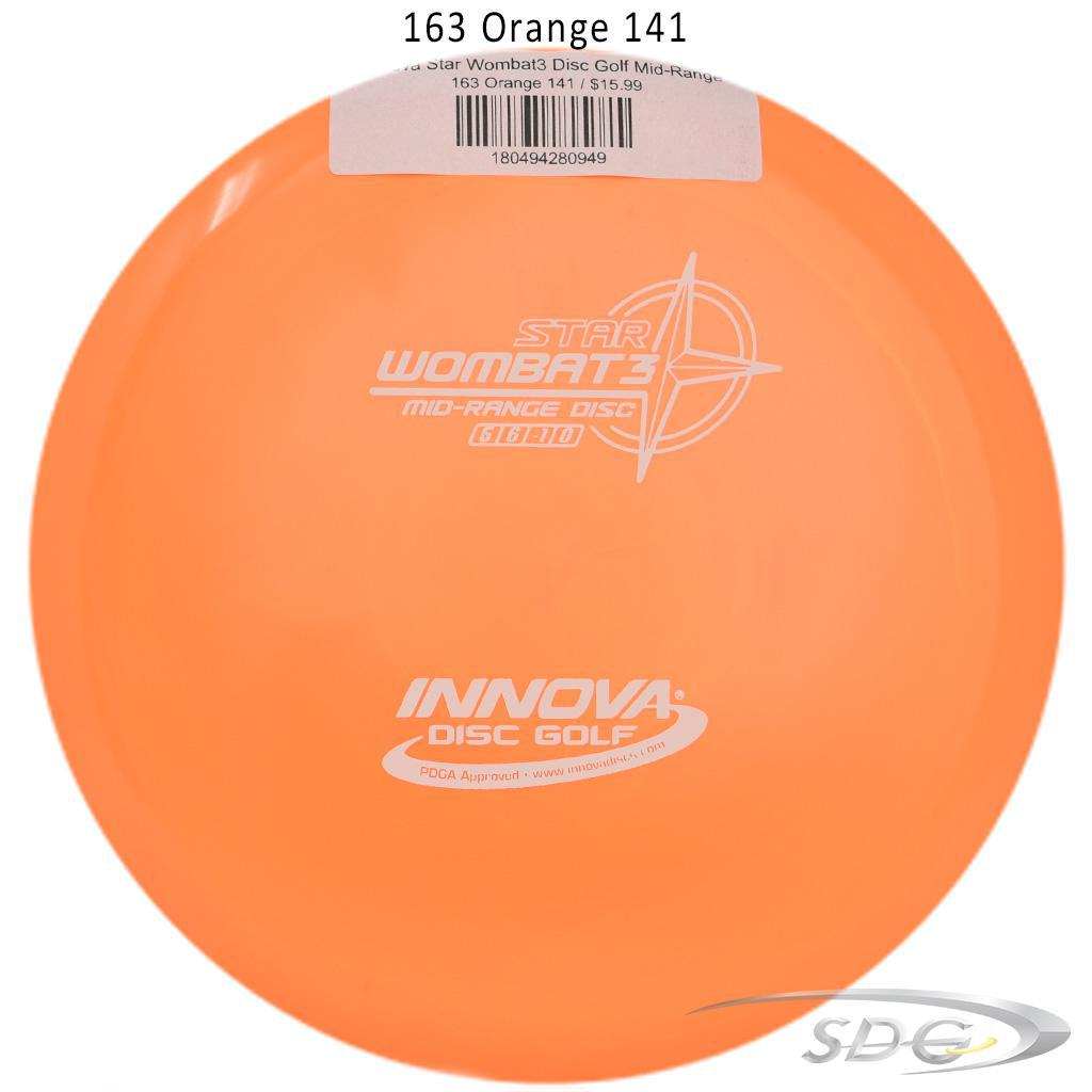innova-star-wombat3-disc-golf-mid-range 163 Orange 141 