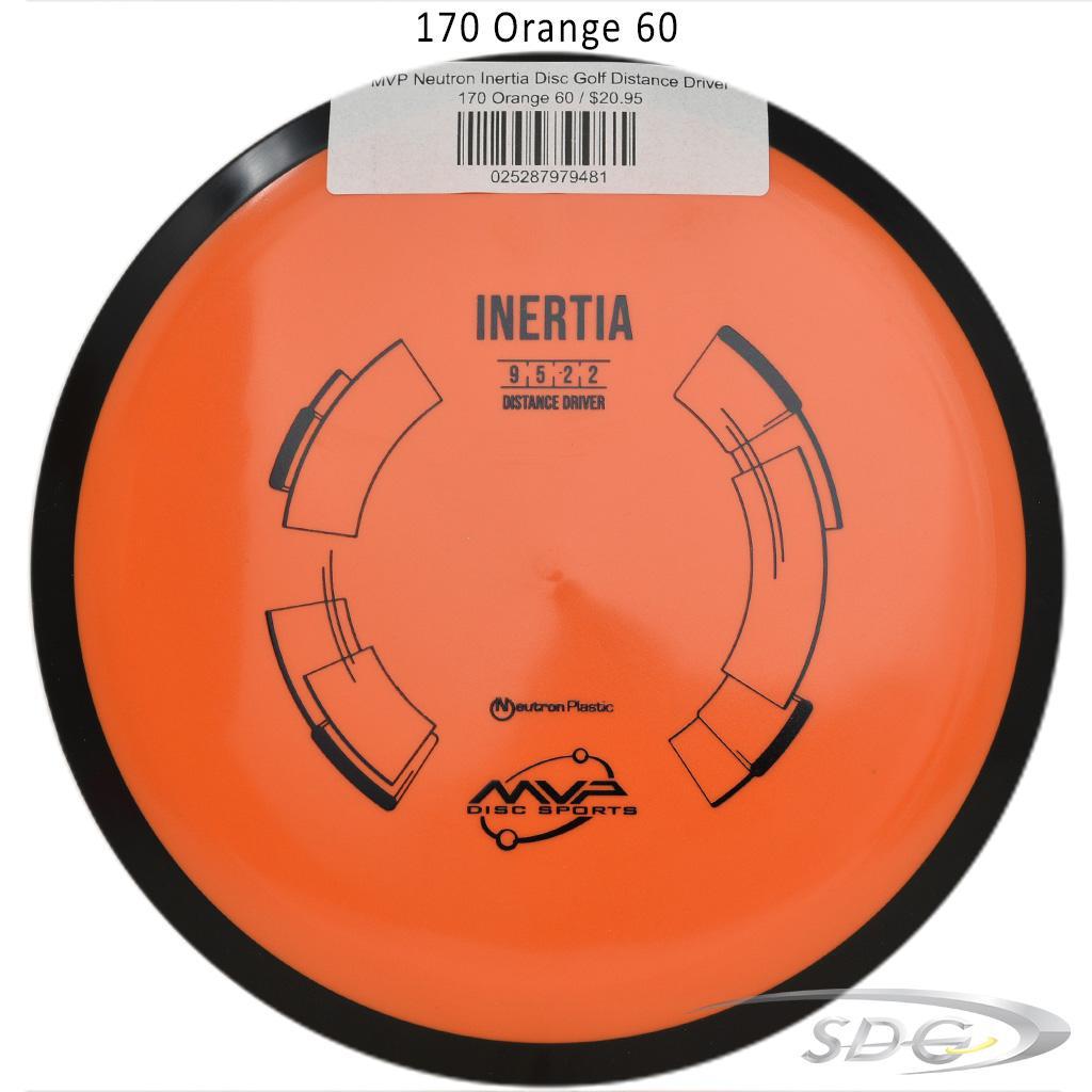 mvp-neutron-inertia-disc-golf-distance-driver 170 Orange 60 