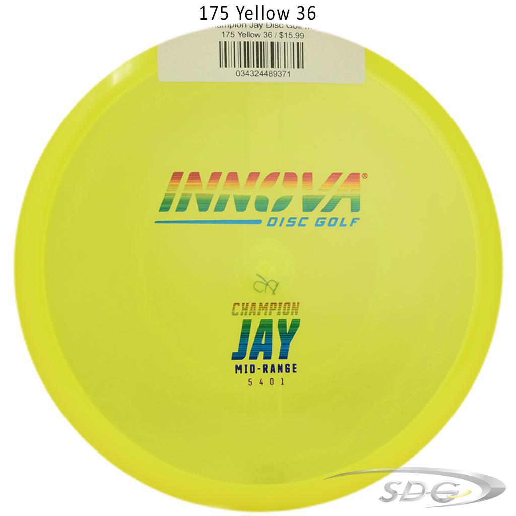 innova-champion-jay-disc-golf-mid-range 175 Yellow 36 