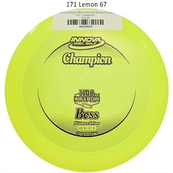 innova-champion-boss-disc-golf-distance-driver 171 Lemon 67