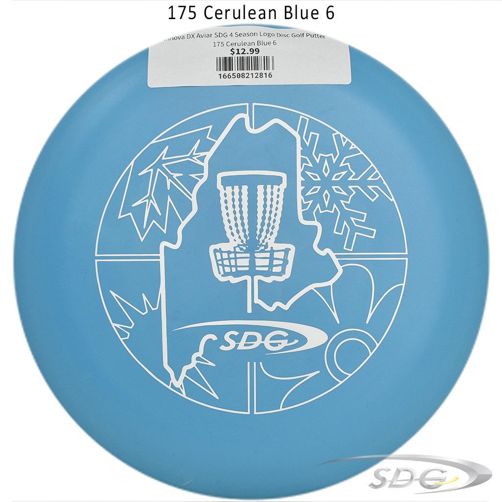 innova-dx-aviar-sdg-4-season-logo-disc-golf-putter 175 Cerulean Blue 6 