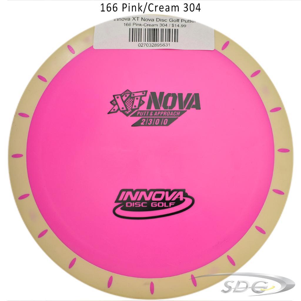innova-xt-nova-disc-golf-putter 166 Pink-Cream 304 