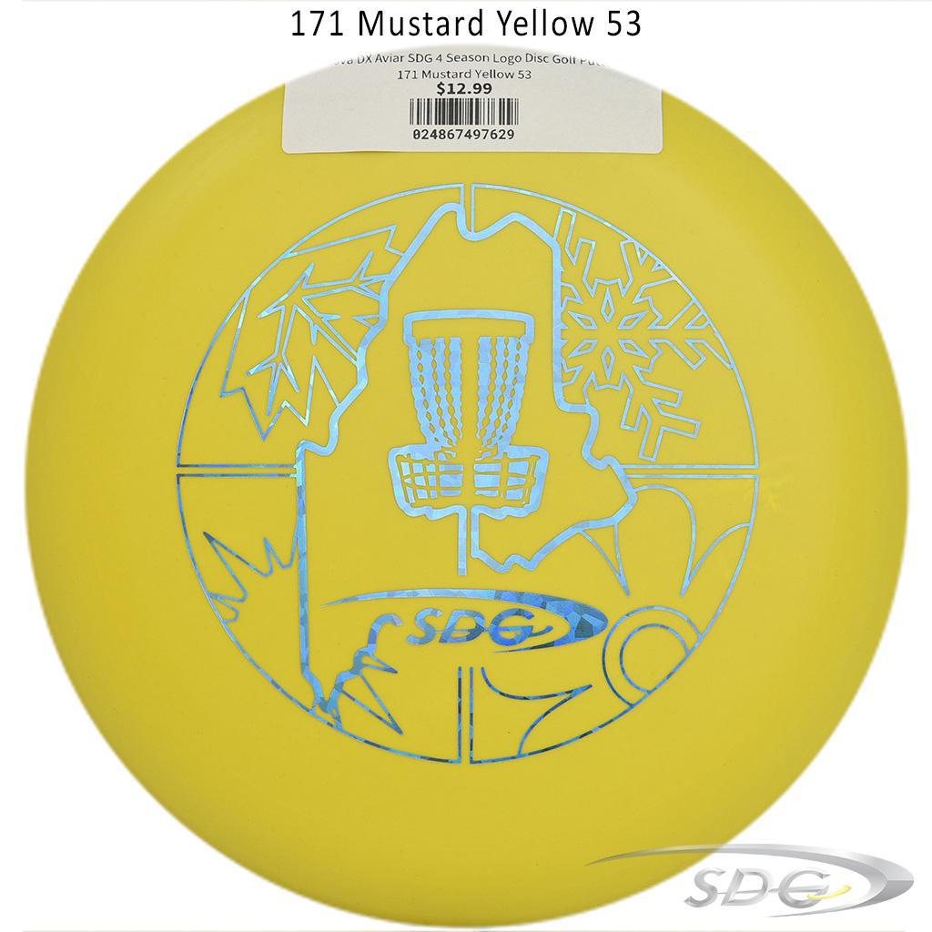 innova-dx-aviar-sdg-4-season-logo-disc-golf-putter 171 Mustard Yellow 53 