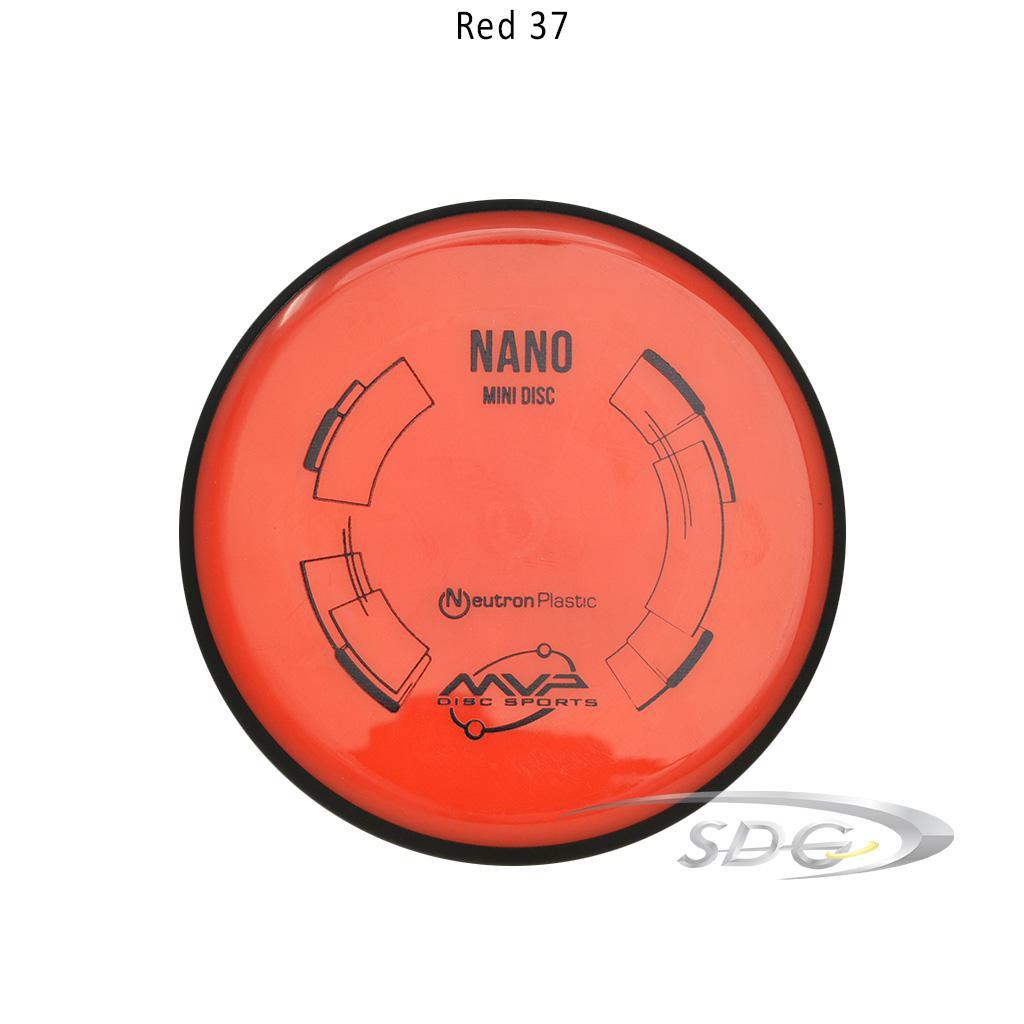 mvp-neutron-nano-disc-golf-mini-marker Red 37 