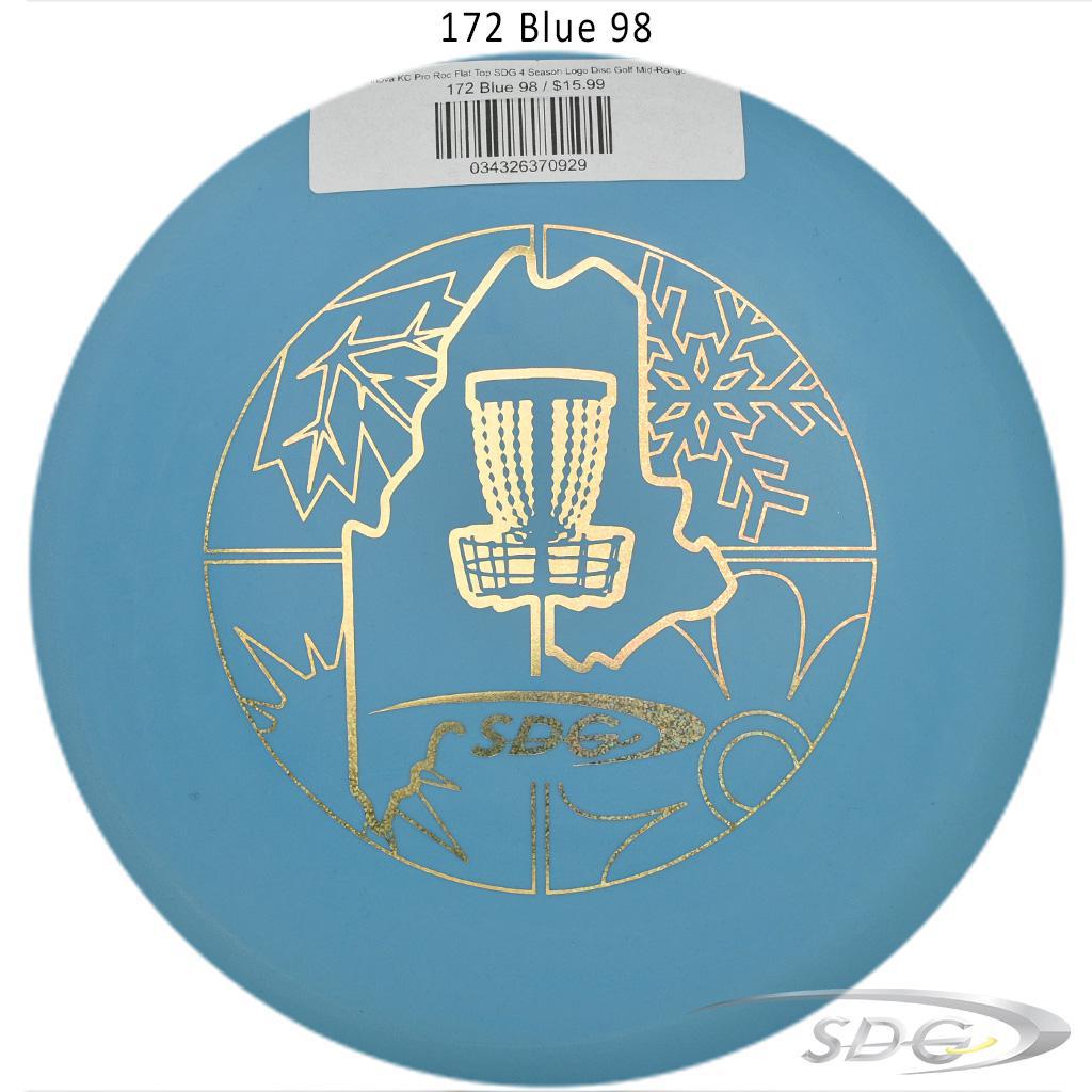 innova-kc-pro-roc-flat-top-sdg-4-season-logo-disc-golf-mid-range 172 Blue 98 