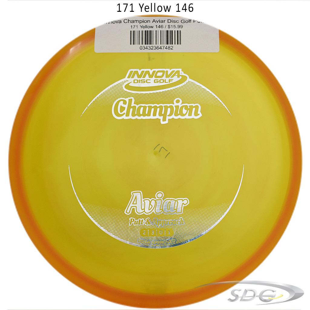 innova-champion-aviar-disc-golf-putter 171 Yellow 146 
