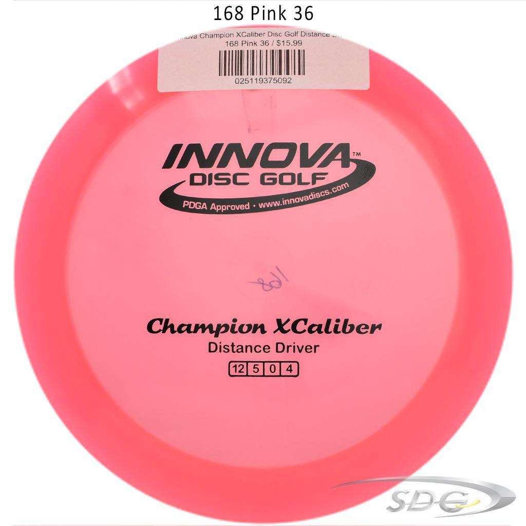 innova-champion-xcaliber-disc-golf-distance-driver 168 Pink 36 