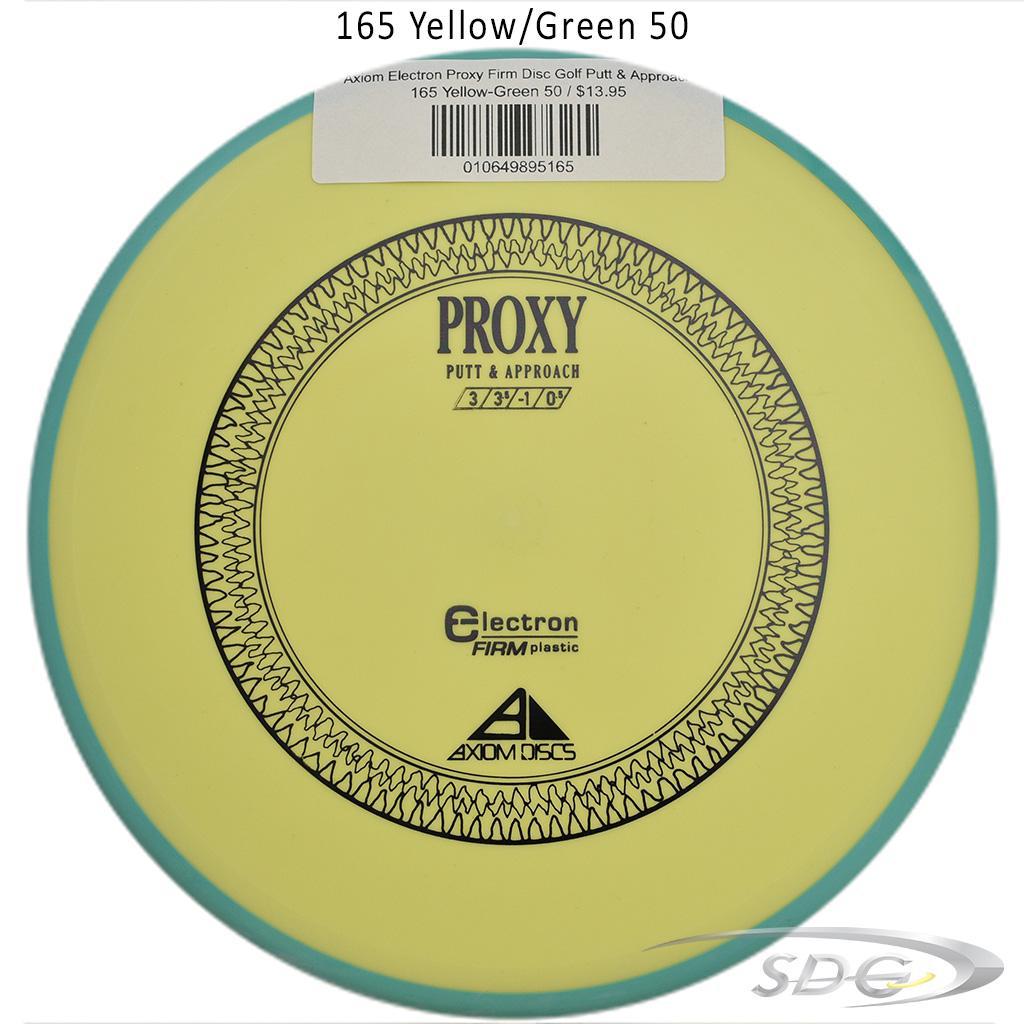 axiom-electron-proxy-firm-disc-golf-putt-approach 165 Yellow-Green 50 