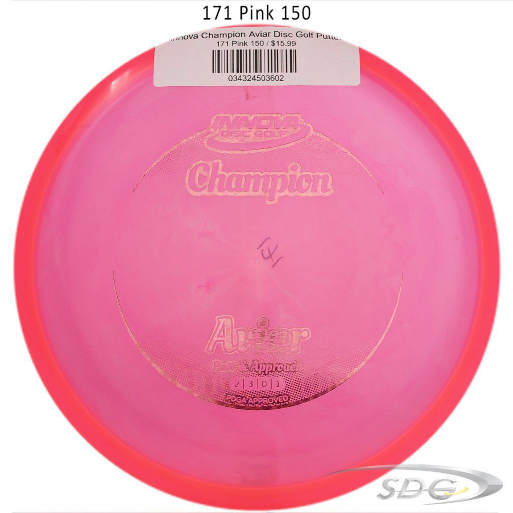 innova-champion-aviar-disc-golf-putter 171 Pink 150 