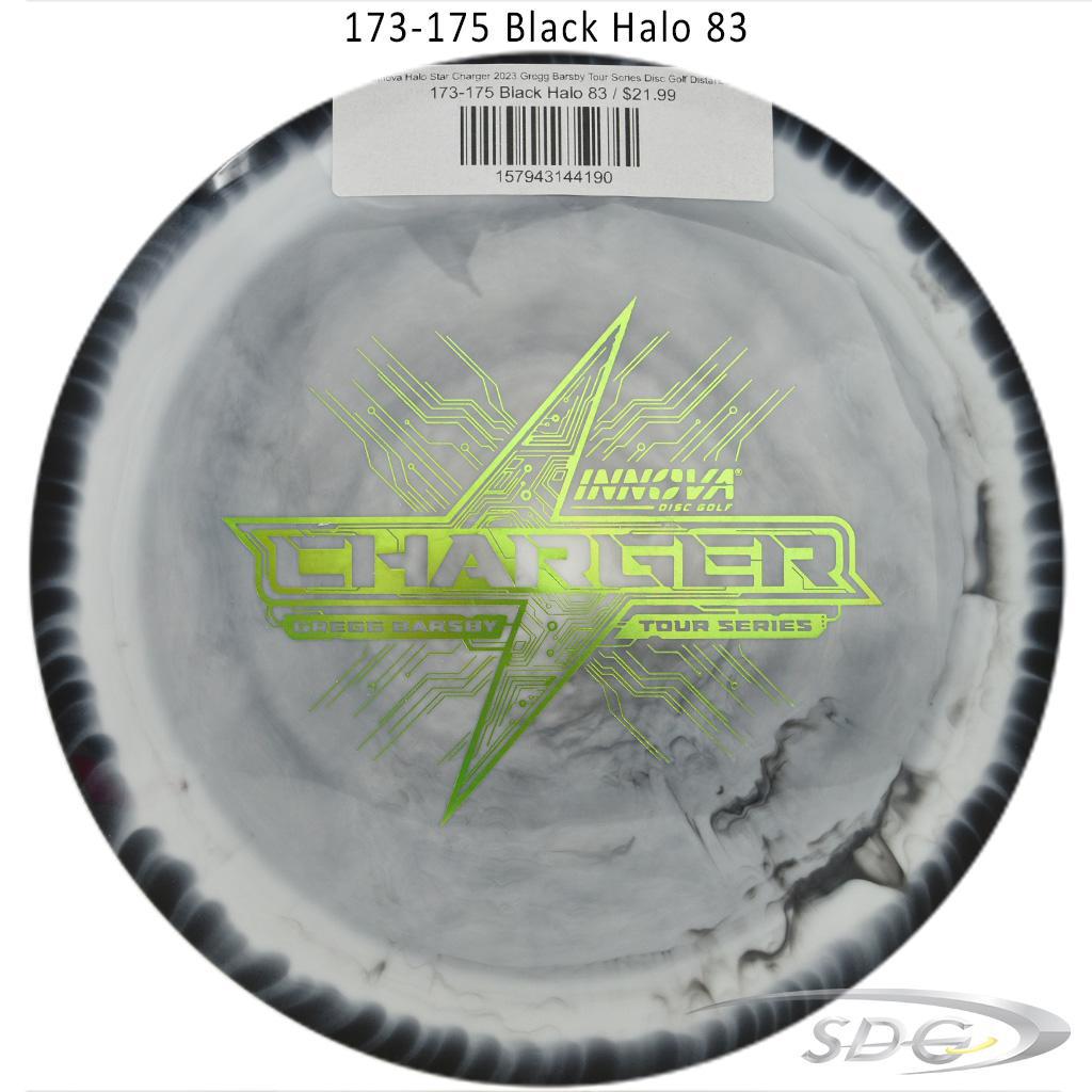 innova-halo-star-charger-2023-gregg-barsby-tour-series-disc-golf-distance-driver 173-175 Black Halo 83 