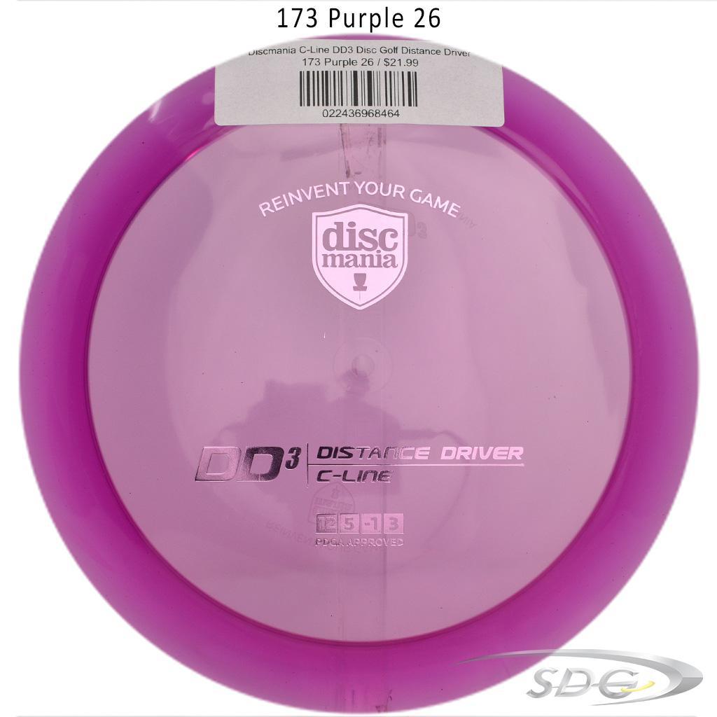 discmania-c-line-dd3-disc-golf-distance-driver 173 Purple 26 