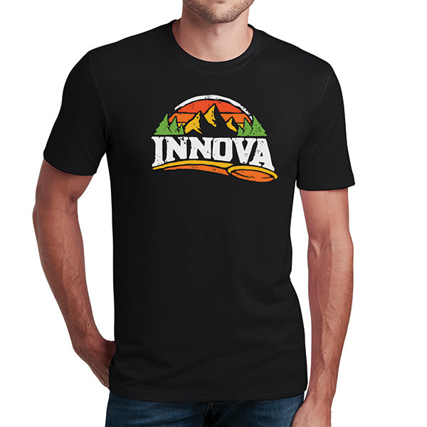 innova-mountain-flex-short-sleeve-tee-disc-golf-apparel Small Black