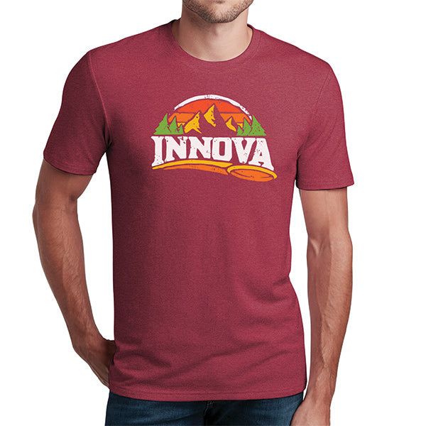 innova-mountain-flex-short-sleeve-tee-disc-golf-apparel Small Heather Red